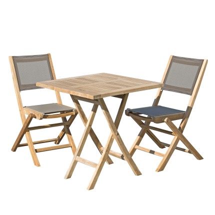 Teak Wood Garden Furniture Set - 2 People - Outdoor Patio Set