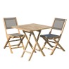 Teak Wood Garden Furniture Set - 2 People - Outdoor Patio Set