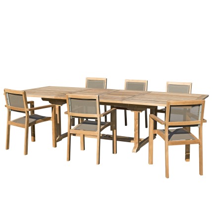 Teak Wood Garden Furniture Set for 10/12 People - Premium Solid Teak