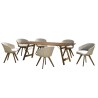 Salon de jardin VICK en bois acacia 6/8 pers