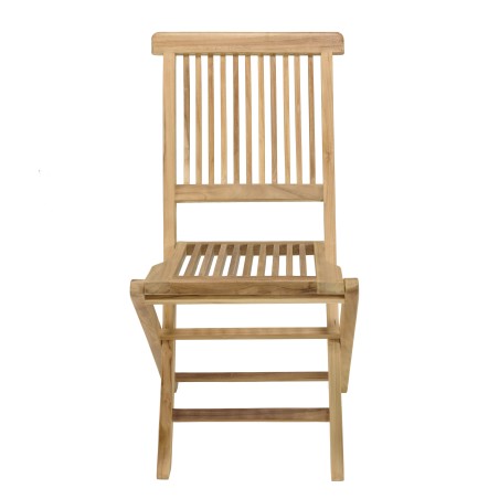 Ensemble 2 chaises jardin Java bois Teck