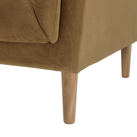 NELSON PARIS 3-Seater Sofa in Camel Fabric