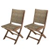 Ensemble 2 chaises de jardin VICK