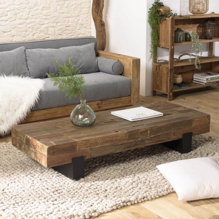 Table basse MATHIS en bois massif