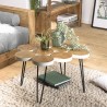 Table basse SAM en bois de teck