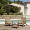 Victoire Acacia Wood Garden Furniture Set for 2 People