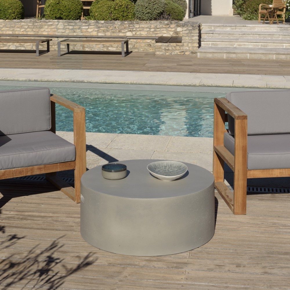 Table basse ronde HECTOR en béton 79x79cm Table basse ronde HECTOR en béton 79x79cm
