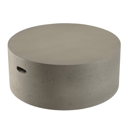 Table basse ronde HECTOR en béton 79x79cm