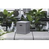 Cube en béton HECTOR 40x40 cm gris foncé