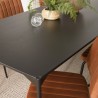 Table à manger DALY noire 220x100cm