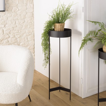 DALY - Sellette ronde / porte plantes GM noire