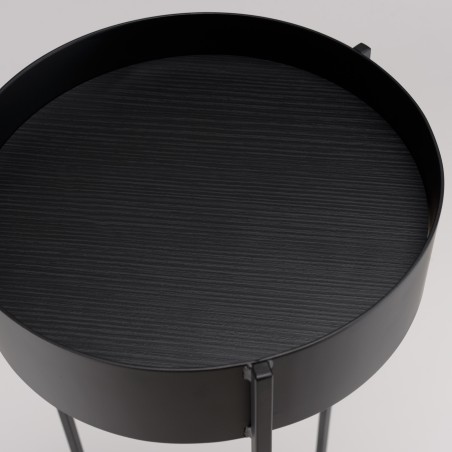 DALY - Sellette ronde / porte plantes GM noire