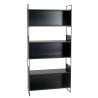 Étagère DALY 5 niches 5 niveaux noire