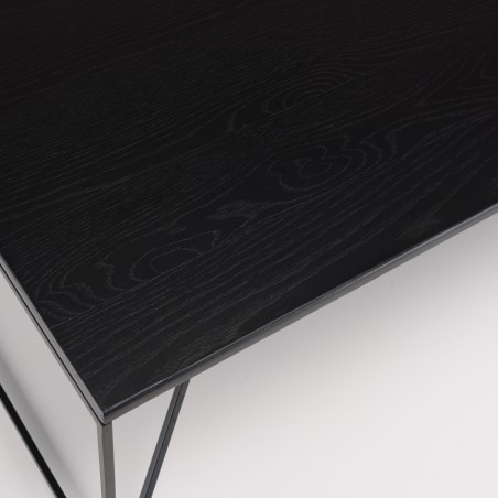 Table basse DALY noire 120x60cm