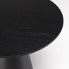 Table d’appoint DALY ronde noire 50x50cm