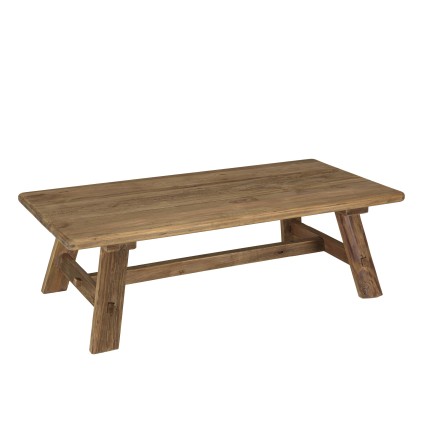 SANDY Rectangular Coffee Table 140x70cm - Recycled Pine Wood