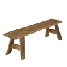 SANDY Bench 140x30cm Recycled Pine Wood - Rustic Charm for Your Home