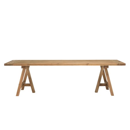 SANDY - Rectangular Dining Table 270x100cm Recycled Pine Wood