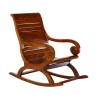 LORINE Rocking Chair in Brown Mindi Wood - Relax in Style