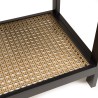Console noire CHARLIE - 4 tiroirs et 1 étagère
