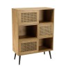 CHARLIE Brown Sideboard with 3 Compartments - Trendy Storage Solution