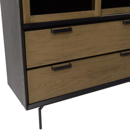 Bibliothèque ALMA - Marron et Noir