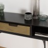 ALMA Black Console Table 130x35cm - Chic and Trendy Furniture