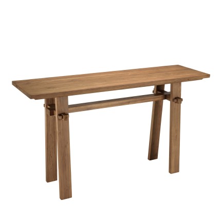 SIXTINE Console Table 140x40cm - Recycled Teak Wood