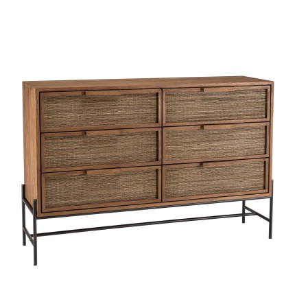 Commode SIXTINE en bois de teck recyclé