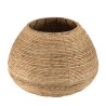 SIXTINE Small Plant Pot in Natural Abaca Weave