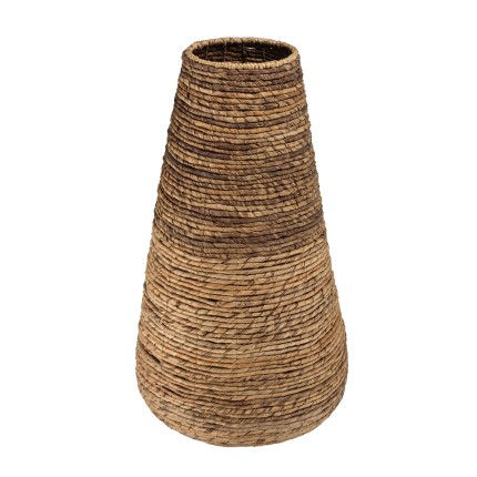 Cache pot SIXTINE - Grand modèle en abaca naturel