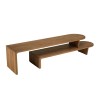 Meuble TV modulable SIXTINE en bois de teck recyclé