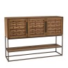 SIXTINE Recycled Teak Wood Sideboard - 3 Doors