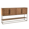 SIXTINE Recycled Teak Wood Sideboard with Bamboo Weave