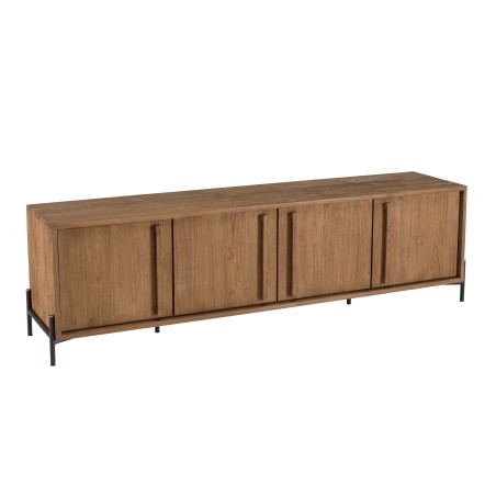 SIXTINE TV Stand - Recycled Teak Wood - 4 Doors