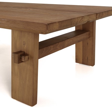 SIXTINE Rectangular Coffee Table 140x70cm - Recycled Teak Wood