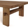 Table basse rectangulaire en bois de teck recyclé SIXTINE 140x70cm