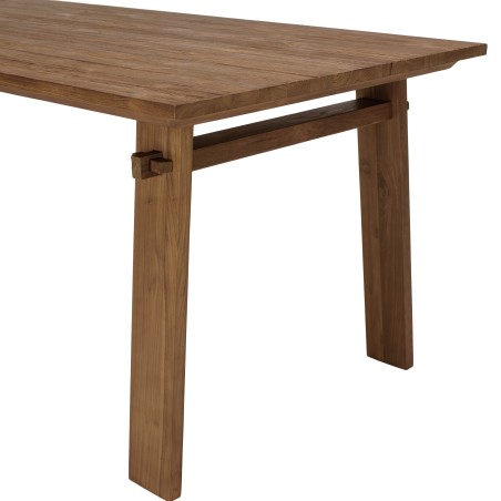 Table à manger SIXTINE en bois de teck recyclé
