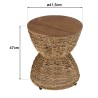 Tabouret SIXTINE en bois de teck recyclé