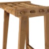 Tabouret haut SIXTINE en tissage naturel