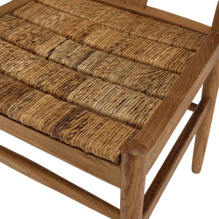 Chaise SIXTINE en bois de teck recyclé