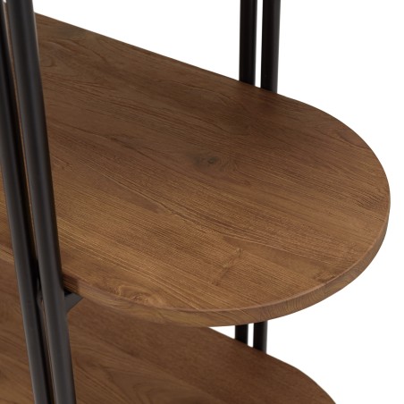 Étagère SIXTINE en teck recyclé - 4 niveaux