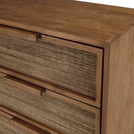 Commode SIXTINE en bois de teck recyclé