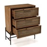 Sixtine 3-Drawer Chest in Recycled Teak Wood