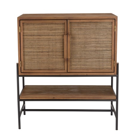 SIXTINE - 2-Door Recycled Teak Wood Sideboard