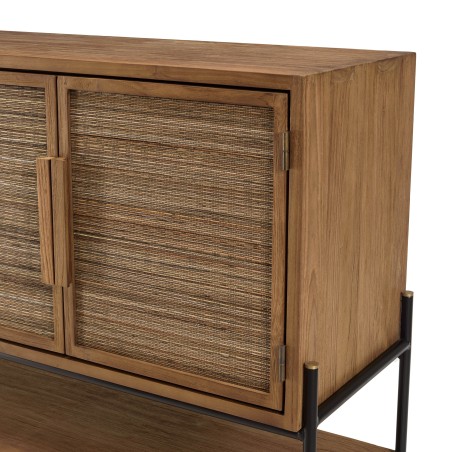 Buffet SIXTINE en bois de teck recyclé