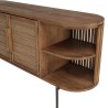 Buffet arrondi en bois de teck recyclé SIXTINE
