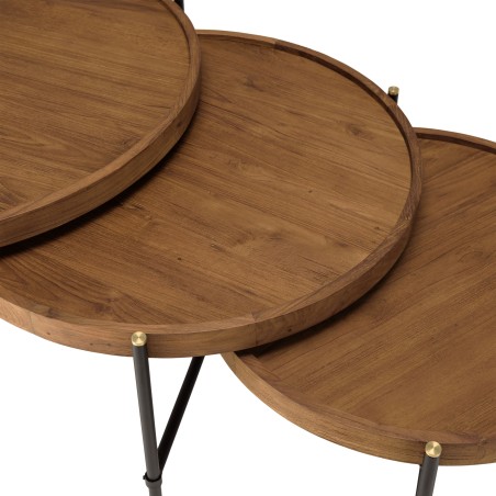 Set de 3 tables basses SIXTINE