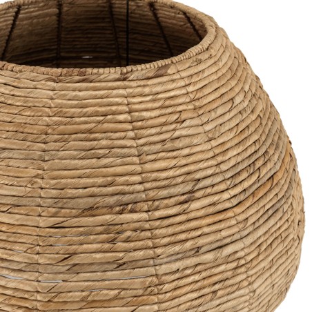 Cache pot SIXTINE en abaca naturel - Petit modèle