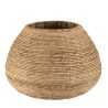 Cache pot SIXTINE en abaca naturel - Petit modèle